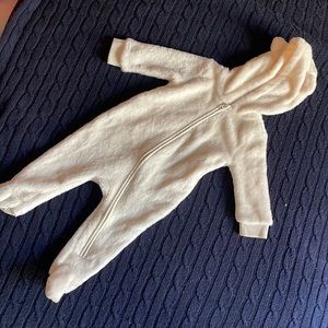NWT Gymboree baby furry onesie 3-6 months